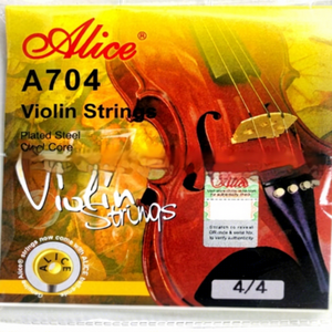 สายไวโอลิน Alice รุ่น A704 สำหรับฝึกซ้อมระดับกลาง แก<span class=keywords><strong>น</strong></span>เหล็ก อลูมิเ<span class=keywords><strong>น</strong></span>ียม-แมกนีเซียม ขดด้วยเหล็กชุบและโลหะผสมโครเมียม - Product Image 1