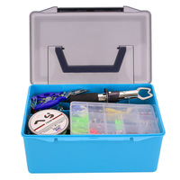 Le kit de pinces de pêche AC406 supérieur droit comprend 145/147 pièces d'appâts durs et souples mixtes ensemble de leurres de pêche artificiels