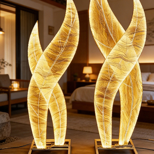 Support de chemin LED moderne en forme de papillon, élégant pour événements de mariage, lumière de cérémonie romantique, alimentation CA, en métal, pour fêtes et locations - Product Image 4