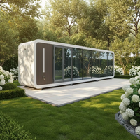 Abri de jardin isolé préfabriqué, studio de jardin, bureau modulaire moderne, design résistant aux intempéries, installation facile