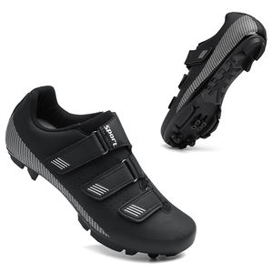 Chaussures de cyclisme unisexes pour vélo de <span class=keywords><strong>route</strong></span> et de montagne, ajustement universel professionnel pour le sport en plein air, chaussures de cyclisme <span class=keywords><strong>VTT</strong></span> 48 - Product Image 2