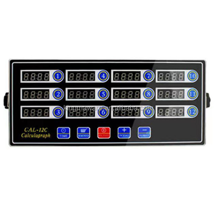 12 канальный цифровой канальный таймер многофункционального цифрового кухонный таймер обратного отсчета таймер для кухни в наличии на складе
