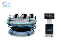 Simulador de Vuelo VR UFO para 5 Jugadores, Plataforma de Movimiento 360, Juego de Arcade de Disparos, Efectos Multisensoriales, Entretenimiento FEC Interior