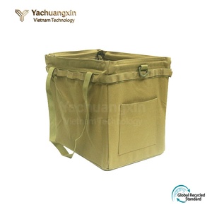 Foldable Rectangle Oxford <b>Storage</b> Bag With Handles For Outdoor <b>Camping</b> Picnic Use - Product Image 4