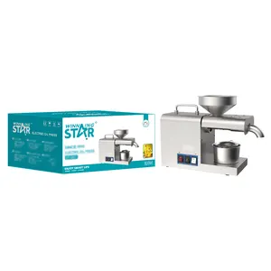 WINNING STAR ST-5801 Stainless Steel Multifunctional Household Automatic Moringa Seed Extraction Machine Mini Oil Press Machine