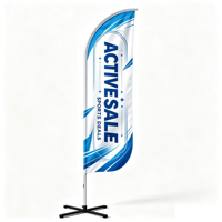 Mât de drapeau en fibre de verre directement de l'usine avec manchon de fixation en tissu polyester personnalisé