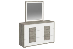 ชุดห้องนอน5ชิ้นสีไม้แบบทันสมัยเตียงขนาดคิงไซส์/ควีนไซส์สำหรับเฟอร์นิเจอร์ห้องนอน - Product Image 3