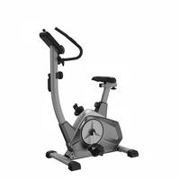 Vélo d'exercice vertical magnétique, vélo stationnaire à résistance réglable avec écran LCD, vélo d'intérieur silencieux pour entraînement à domicile