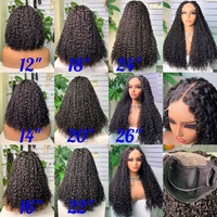 Perruque bouclée 13*4 Pissy Curly, couleur vin brésilien, ondulée, pré-épilée, sans colle, en cheveux humains, prix d'usine, vente chaude
