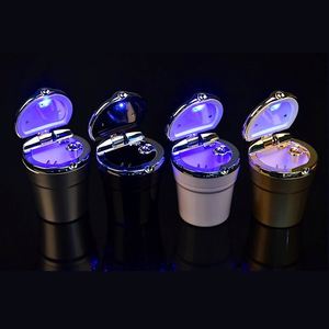 Men's Multifunctional Car Ashtray Personalized Creative Light Metal Automatic Smoking <b>Accessory</b> with <b>Interior</b> Novelty Lid Gift - Product Image 1