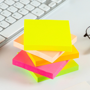 <span class=keywords><strong>Highlighter</strong></span> đầy màu sắc tùy chỉnh tái sử dụng ghi chú dán văn phòng nhà để làm danh sách 100 tờ ghi chú dán - Product Image 5