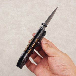 Bán buôn nhỏ gọn di động gấp dao cho cuộc phiêu lưu ngoài trời Ergonomic Grip sắc nét bền cho cắm trại DIY OEM tùy chỉnh - Product Image 2