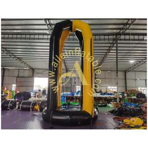 Trampoline spécial jaune et noir PVC gonflable maison de rebond thermoscellée maison de saut portable pour garçons - Product Image 5