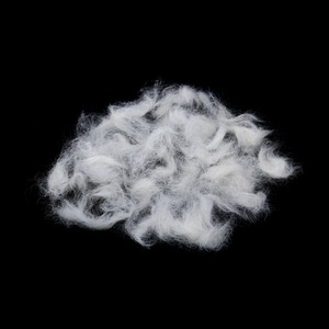 Cardée chèvre cheveux blousses/laine De Chèvre/chèvre cheveux déchets avec la couleur blanche pour <span class=keywords><strong>le</strong></span> fil de tapis - Product Image 4