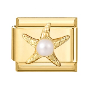 NEW Fashion Italian Charm <b>Bracelet</b> Gold Plated Stainless Steel Waterproof <b>Bracelet</b> DIY Combination Unit Italian Charm <b>Bracelet</b> - Product Image 5