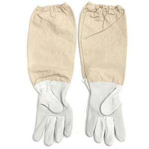 Nouvelle Combinaison d'Apiculture Professionnelle Intégrale et Ventilée avec Gants en Cuir Couleur Café - Product Image 5