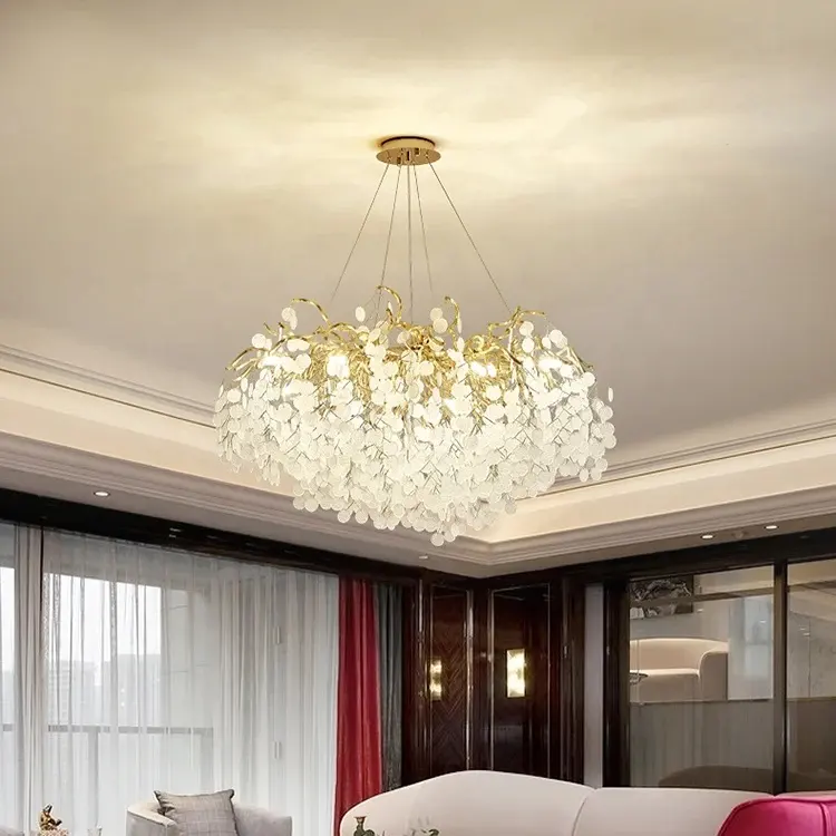 Lustre de mariage en cristal de luxe moderne personnalisé fabricants de luminaires pour la maison salon chambre plafonnier lustre en or
