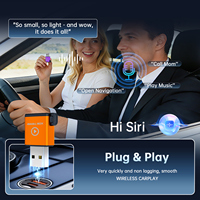 Adaptador Inalámbrico Carplay Fuallwin OEM Smart Super MINI DIY para Aplicaciones de Navegación y Música como Waze, Spotify y Otras Populares