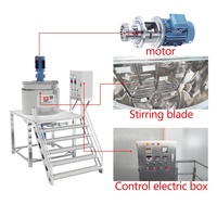 Machine à mélanger les détergents liquides, réservoir de mélange en acier inoxydable conçu pour le traitement des produits chimiques et liquides, équipé d'un agitateur