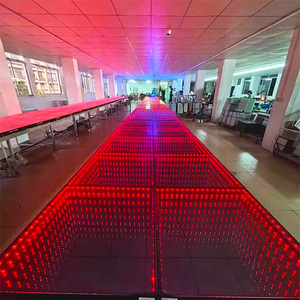 Pista de Baile LED Interactiva Magnética Mate para Niños, Iluminación de Escenario con Espejo Infinito a Todo Color con Flores para el Hogar - Product Image 1