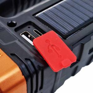 Khẩn cấp năng lượng mặt trời torchlight COB Side ánh sáng không thấm nước năng lượng mặt trời đèn pin USB đầu ra năng lượng mặt trời sạc làm việc cho Cắm Trại Đi Bộ Đường Dài Ngoài Trời - Product Image 6