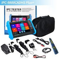 Testeur de caméra IP CCTV CCDCAM IPC-9800 ADHS Plus, résolution 1280x800, AHD CVI TVI SDI RJ45, test de qualité du câble, localisateur de ligne intégré