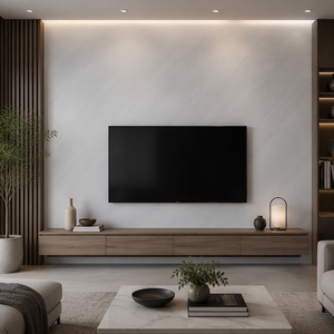 Lastra in Pietra Sinterizzata <span class=keywords><strong>Bianca</strong></span> Premium Elegante 1600x3200mm, Piastrella in Gres Porcellanato Effetto Marmo Bianco Puro per Pavimenti e Rivestimenti <span class=keywords><strong>di</strong></span> Ville e Hotel - Product Image 3