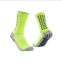 Vente en gros de chaussettes antidérapantes Chaussettes antidérapantes de football pour hommes
