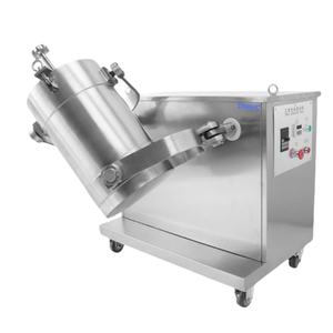 เครื่องผสมแป้งพลาสติกแห้ง เครื่องปรุงรส เครื่องผสมแบบดรัม 3 มิติ เครื่องกวนผง เครื่องปั่นแบบหมุน 3 มิติ - Product Image 1