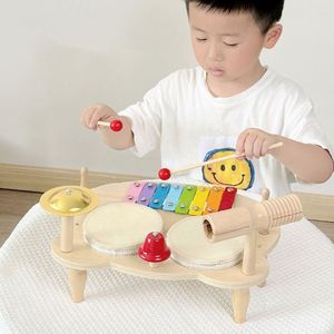 Cadeau d'anniversaire sûr pour bébé, xylophone coloré, instrument de musique, ensemble de tambours pour enfants, pour tout-petits - Product Image 3