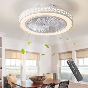 Quạt trần đèn led điều khiển từ xa cao cấp tích hợp đèn chiếu sáng phòng khách, có chức năng điều chỉnh độ sáng - Product Image 1