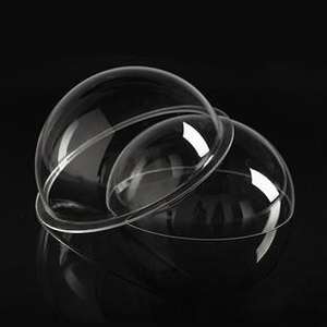 2 inç Küçük Akrilik PC Şeffaf Kubbe Cam Koruyucu Kapak <span class=keywords><strong>Mini</strong></span> Güvenlik CCTV Kamera Kubbe Muhafazası Yaşlanma Karşıtı Şeffaf Kabuk - Product Image 2