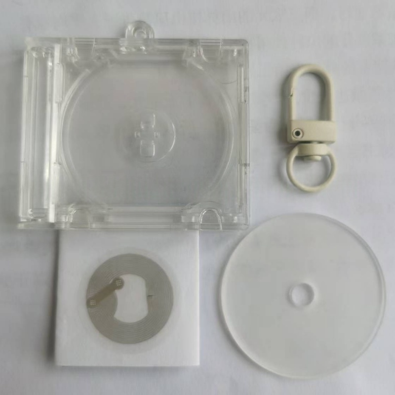 Pieza de CD EN BLANCO + color sólido + NFC + hebilla de la puerta