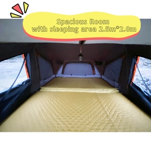 <span class=keywords><strong>Tente</strong></span> <span class=keywords><strong>de</strong></span> <span class=keywords><strong>toit</strong></span> pliable à coque rigide pour 6 personnes avec ouverture latérale en tissu Oxford, 2 chambres pour <span class=keywords><strong>Jeep</strong></span> <span class=keywords><strong>Wrangler</strong></span> <span class=keywords><strong>JK</strong></span> - Product Image 5