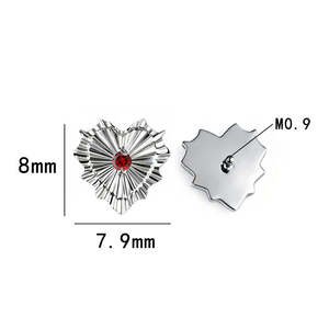 ต่างหูไทเทเนียม Xinfocus 16G รุ่น Tragus Helix Labret รูปหัวใจ <span class=keywords><strong>Bad</strong></span> <span class=keywords><strong>Romance</strong></span> ประดับเพชร CZ มาตรฐาน ASTM F136 สำหรับงานแต่งงาน งานหมั้น และงานปาร์ตี้ - Product Image 5