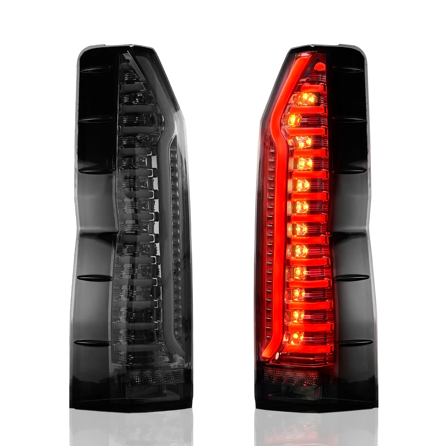 Archaïsche Nieuwe Design Led Licht Voor Toyota Hiace 2005-2018 Achterlicht Met Sequentiële Truning Signaal Plug En Play Staart lamp