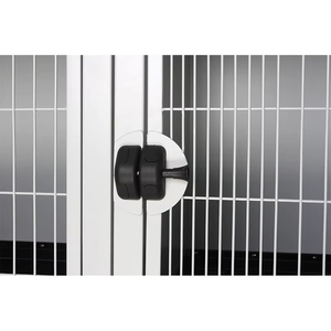 Профессиональная прочная ветеринарная клетка из нержавеющей стали, трехъярусная, одноярусная, для кошек и собак, для больниц, клиник, изоляции, оптом - Product Image 6