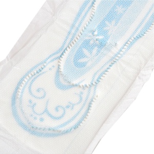 Toallas Sanitarias de Algodón Ecológicas Grado B con Anión, Súper Absorbentes, Desechables, con Alas, para Uso Nocturno, Certificación CE - Product Image 4