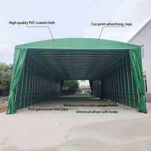 Taille personnalisée abri contre la pluie pour événements exposition d'événements tente coulissante garage entrepôt grand <span class=keywords><strong>espace</strong></span> tente pliante - Product Image 4