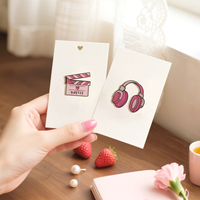 Autocollants Téléphone en Métal Rose en Stock Expédition Rapide Style INS Mignon Dessin Animé Mode Cosmétique Filles Décalcomanies pour Coque Mobile Personnalisation Usine OK