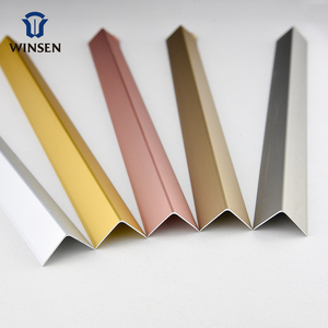 Profilés de bordure en aluminium Winsen en forme de L pour <span class=keywords><strong>carrelage</strong></span> mural, prix usine, du fabricant de Foshan - Product Image 2