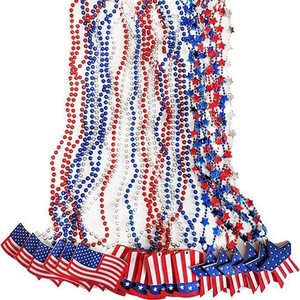 Collar <span class=keywords><strong>de</strong></span> Plástico con Cuentas <span class=keywords><strong>de</strong></span> Casa <span class=keywords><strong>de</strong></span> Jengibre para el <span class=keywords><strong>Carnaval</strong></span> del 4 <span class=keywords><strong>de</strong></span> Julio, Día <span class=keywords><strong>de</strong></span> la Independencia <span class=keywords><strong>de</strong></span> los Estados Unidos, Mardi Gras - Product Image 1