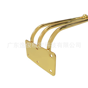 Yijun Long <b>Table</b> <b>Legs</b> 966 Gold Plated Metal Heavy Duty Modern Minimalist Furniture Hardware - Product Image 3