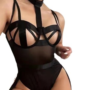 High Quality Lingerie <strong>Night</strong> <strong>Gown</strong> for Sex Sexy Mature Women Black Mesh <strong>Transparent</strong> Lingerie - Product Image 5
