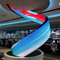 Écran LED circulaire de haute qualité, affichage LED rond couleur pleine pour les événements scéniques, la publicité, les centres commerciaux, la décoration d'hôtels