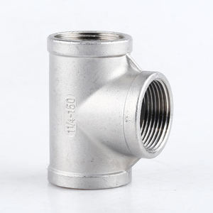 Thép không gỉ 304 nữ chủ đề <span class=keywords><strong>TEE</strong></span> chống ăn mòn phụ kiện đường Ống Ba cách lắp ống mặt bích giảm <span class=keywords><strong>Tee</strong></span> - Product Image 4