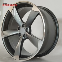 Jantes Oz Wheels 19*8.5 Aftermarket 4 pièces 5x112 ET33 en aluminium forgé à cinq branches, nouvelles jantes 25mm 20mm finition noire, garantie 2 ans