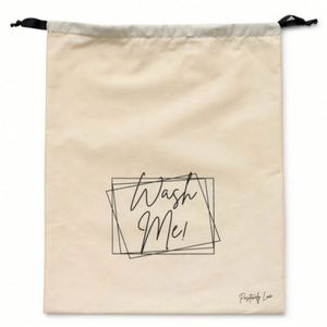 Sac à cordon personnalisé en coton noir de grande taille, sacs à main de luxe, produits en cuir, housse de protection pour chaussures, vêtements et chapeaux - Product Image 5