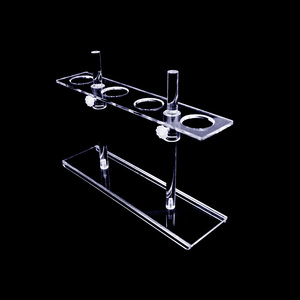 Support de filtration en verre acrylique transparent DeGao avec 2/4/6/8 trous, hauteur réglable, pour laboratoire - Product Image 4
