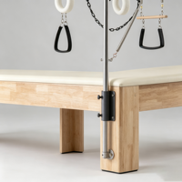 Accessoires de Pilates en bois de caoutchouc Cadillac Full Tower pour la musculation et le fitness OEM